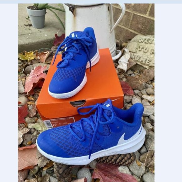 Nike Shoes New Nike Womens Blue White Zoom Hyperspeed Court